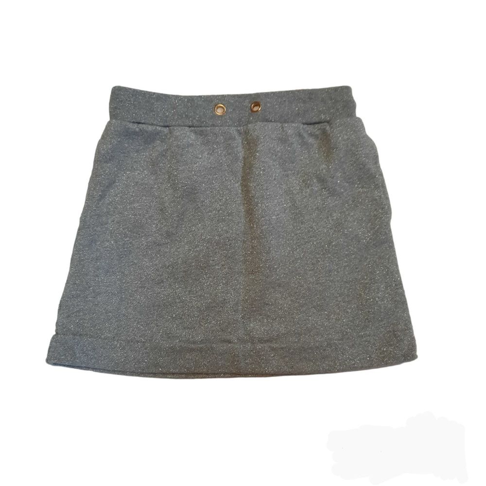 Crewcuts Girls Silver Sparkle Skirt 6/7